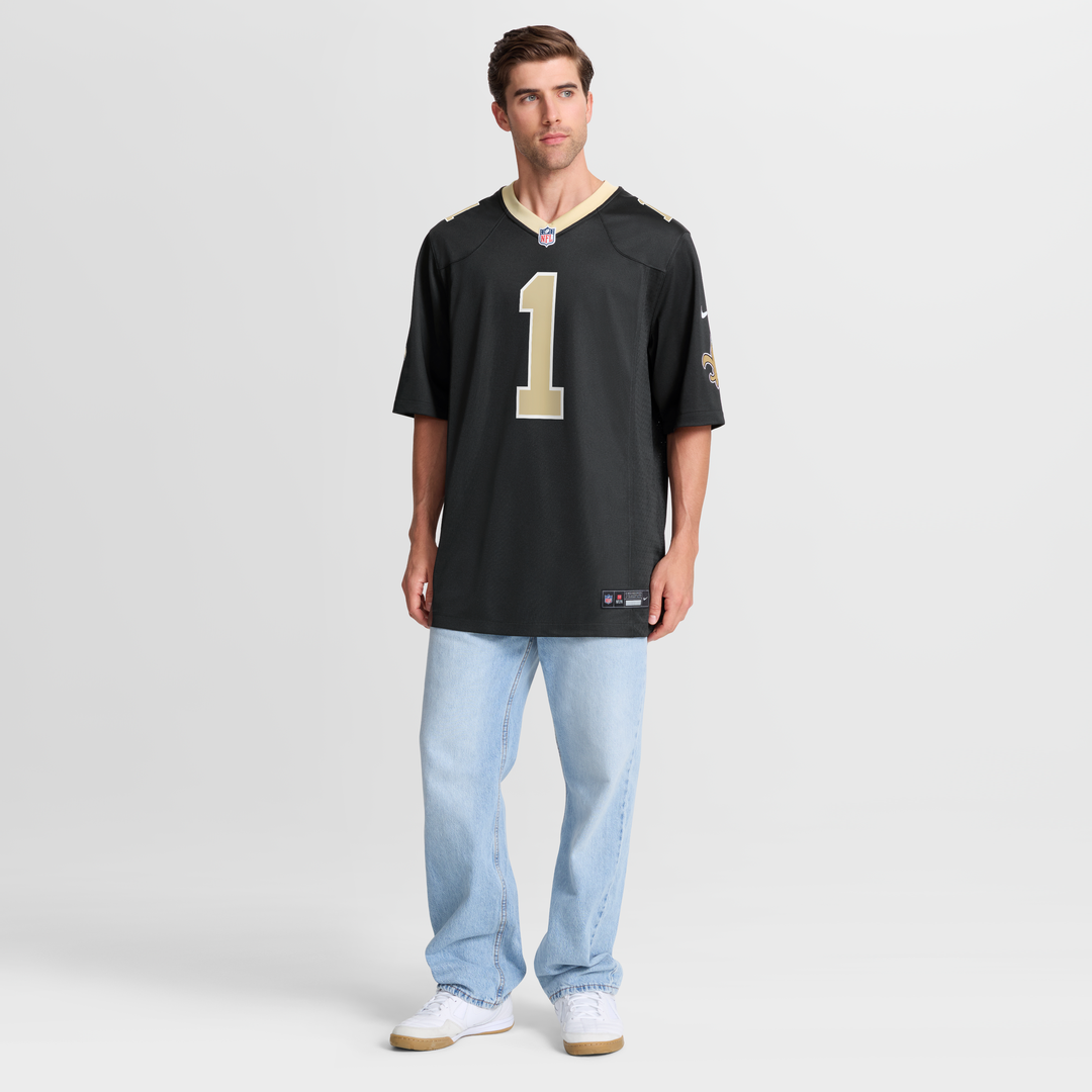 Number 1 Dad New Orleans Saints Jersey - Black