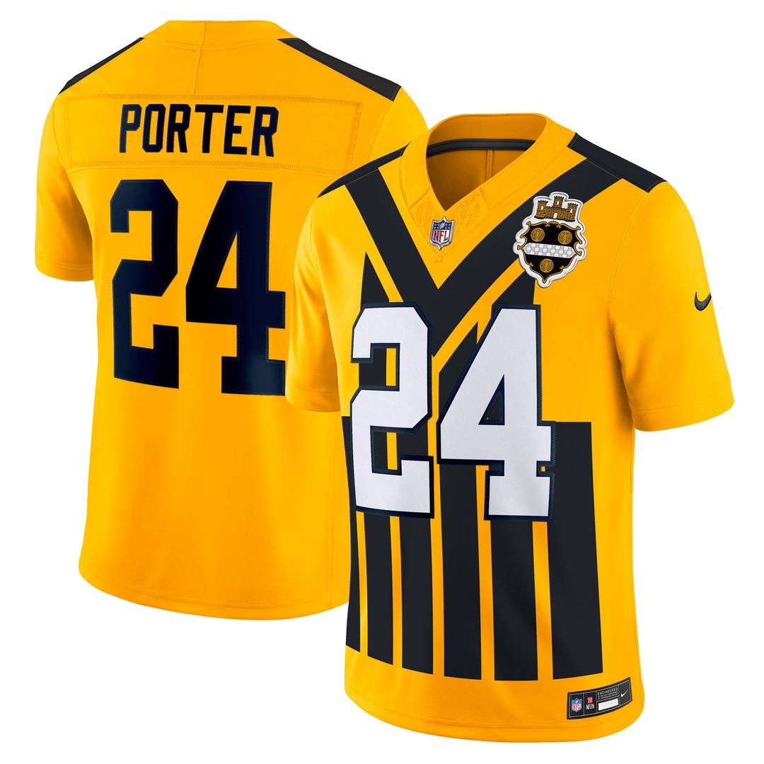 Joey Porter Jr. Pittsburgh Steelers Jersey - Black