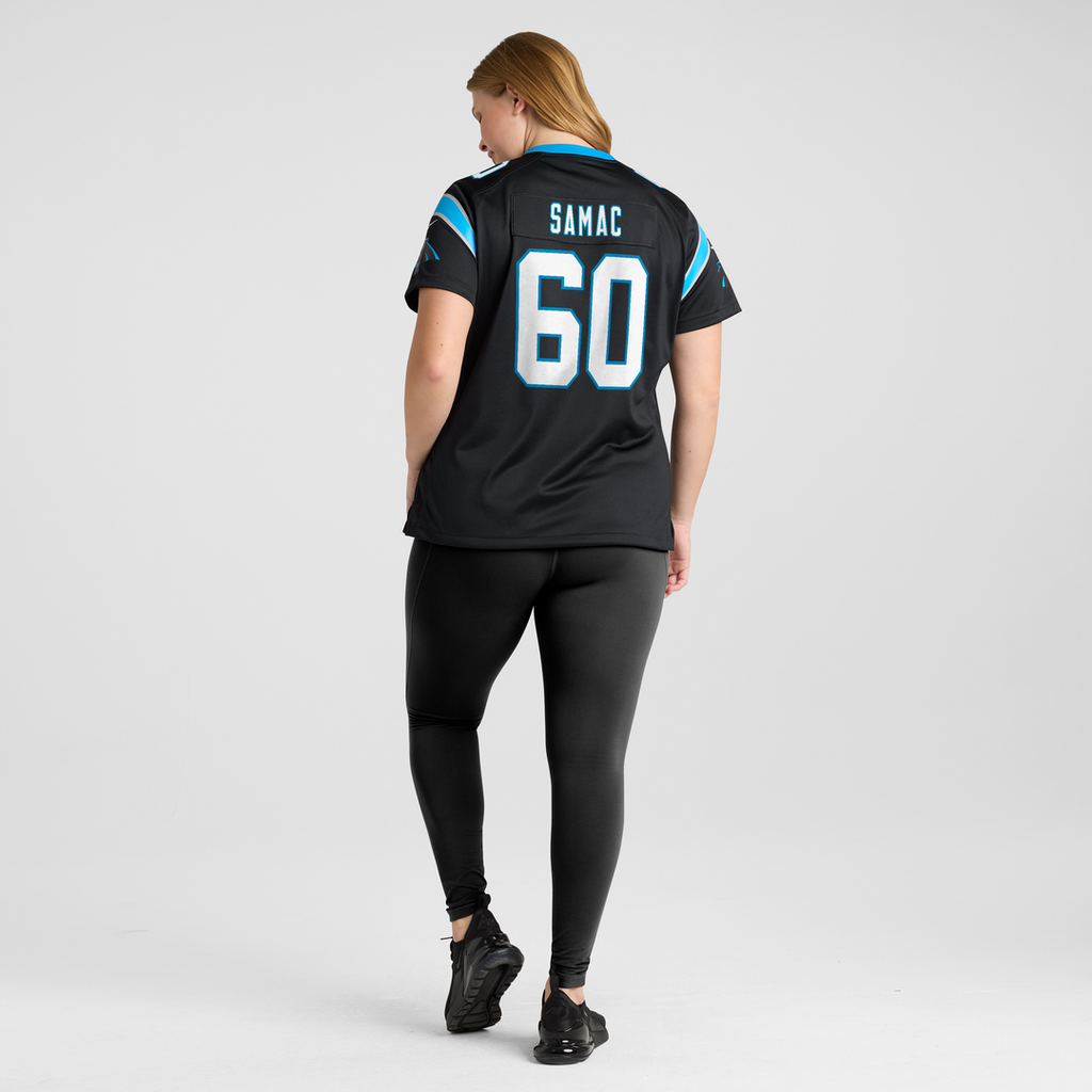 Nick Samac Carolina Panthers Women's Team Jersey - Black