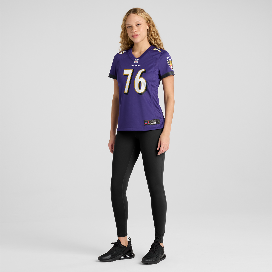 Kenyon Green Baltimore Ravens Women's Team Jersey - Purple