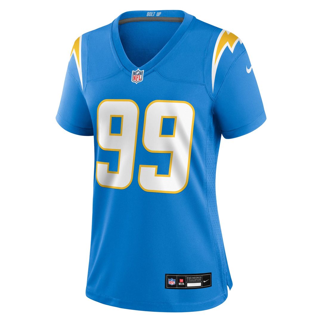 Jamaree Caldwell Los Angeles Chargers Women's Team Jersey - Powder Blue