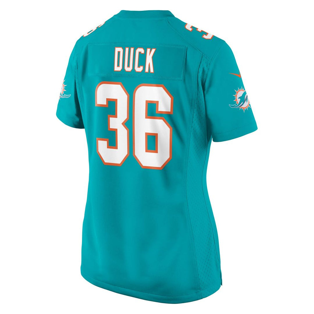 Storm Duck Miami Dolphins Women's Jersey - Aqua