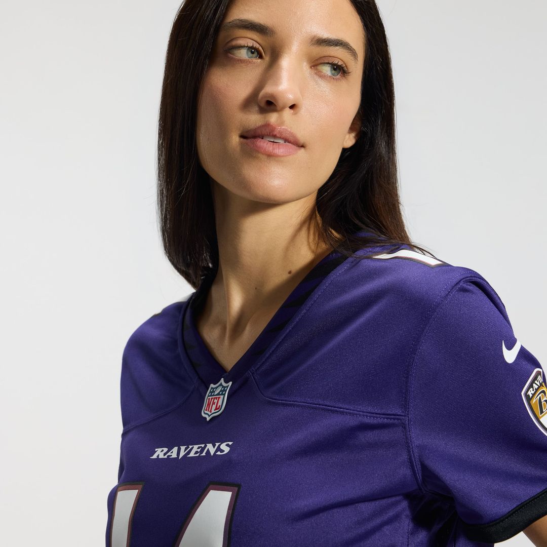Kyle Hamilton Baltimore Ravens Women's Team Jersey - Purple