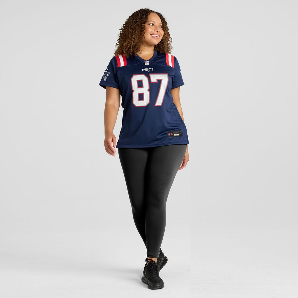 Rob Gronkowski New England Patriots Women's Team Retired Player Jersey - Navy