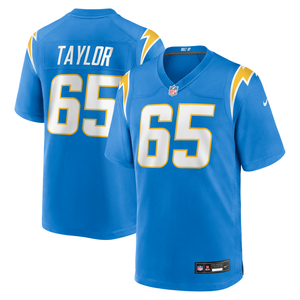 Logan Taylor Los Angeles Chargers Team Jersey - Powder Blue