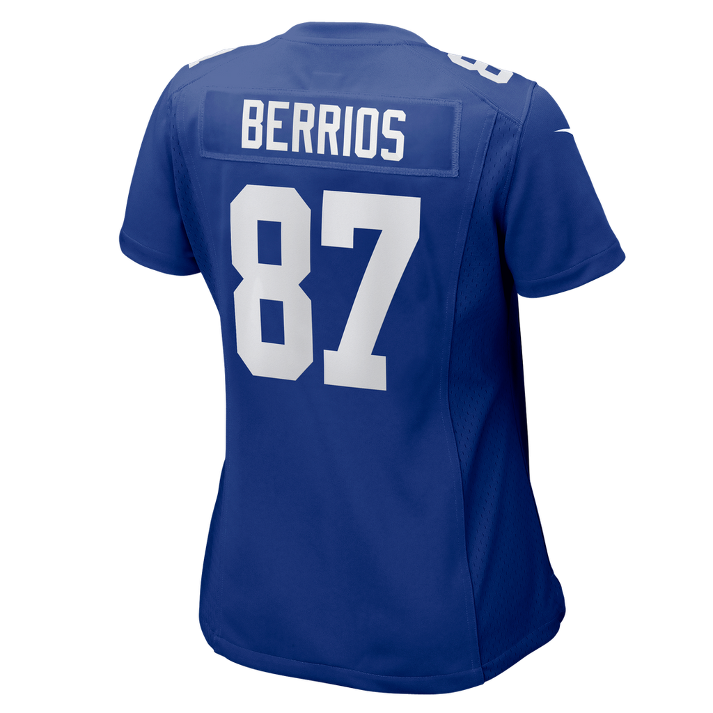 Braxton Berrios New York Giants Women's Team Jersey - Royal