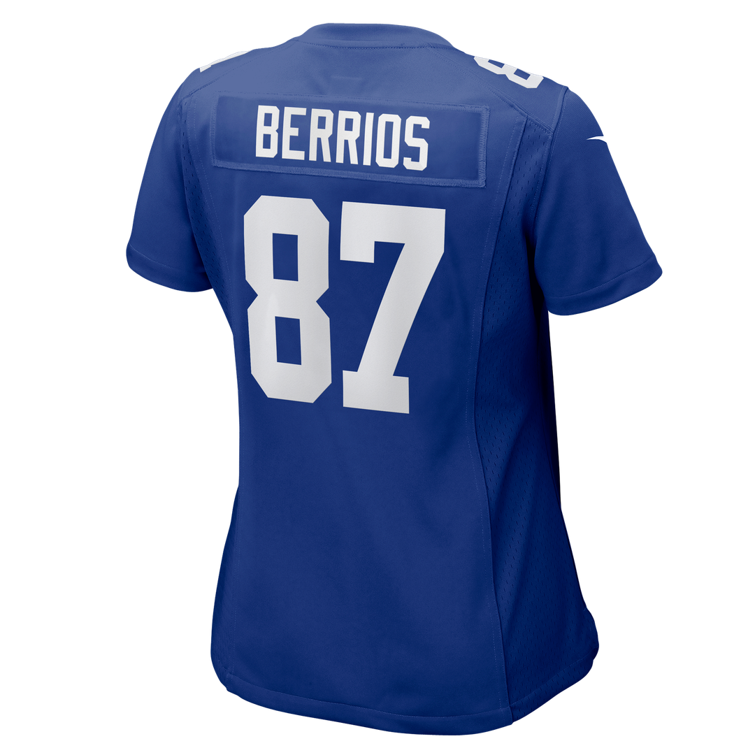 Braxton Berrios New York Giants Women's Team Jersey - Royal