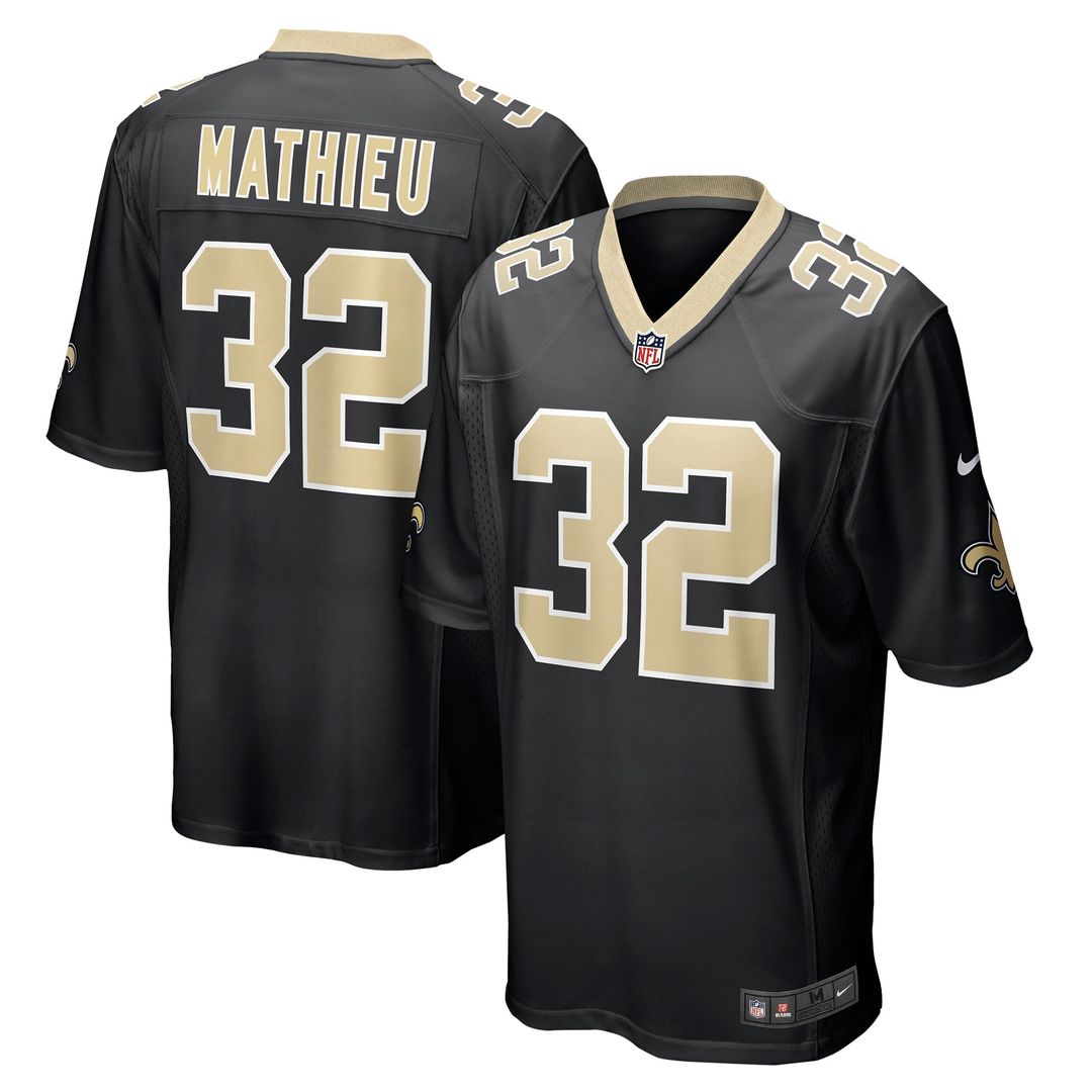 Tyrann Mathieu New Orleans Saints Youth Jersey - Black