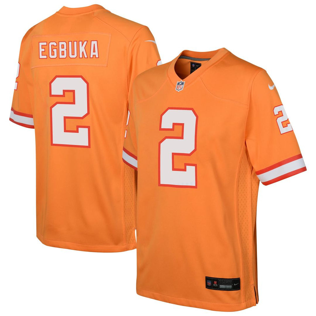 Emeka Egbuka Tampa Bay Buccaneers Youth Team Jersey - Red