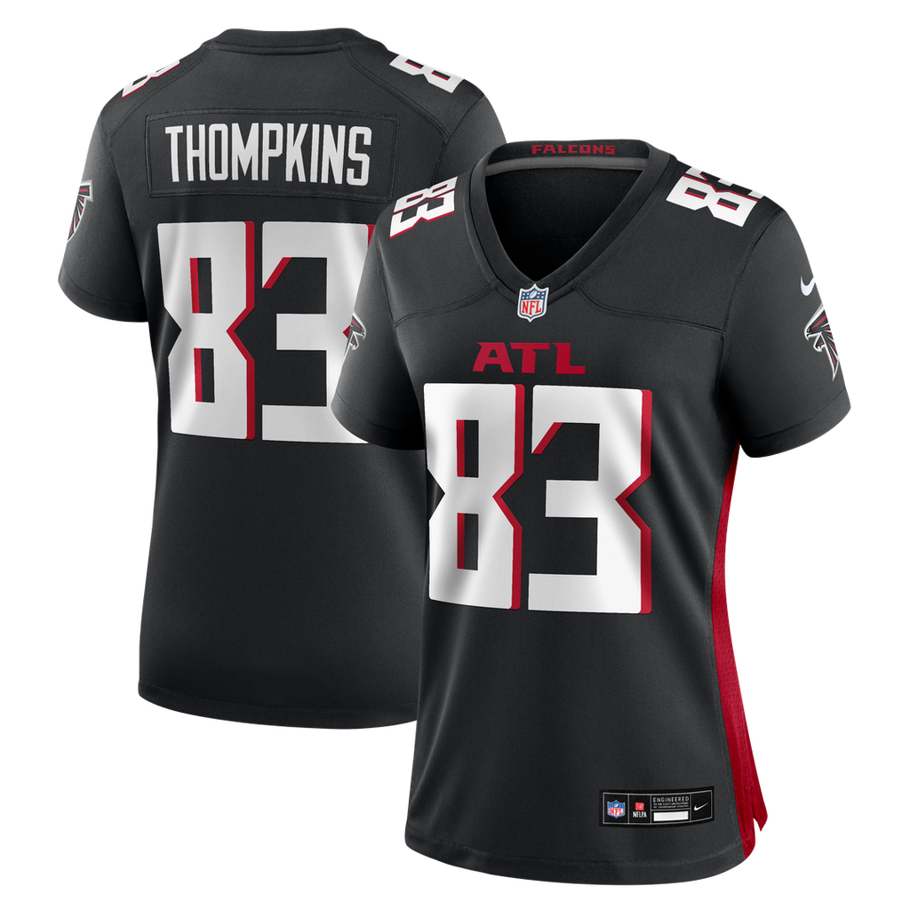 Deven Thompkins Atlanta Falcons Women's Team Jersey - Black