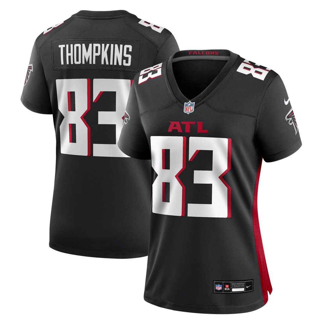 Deven Thompkins Atlanta Falcons Women's Team Jersey - Black