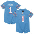 Cameron Ward Tennessee Titans Newborn Romper Jersey - Blue