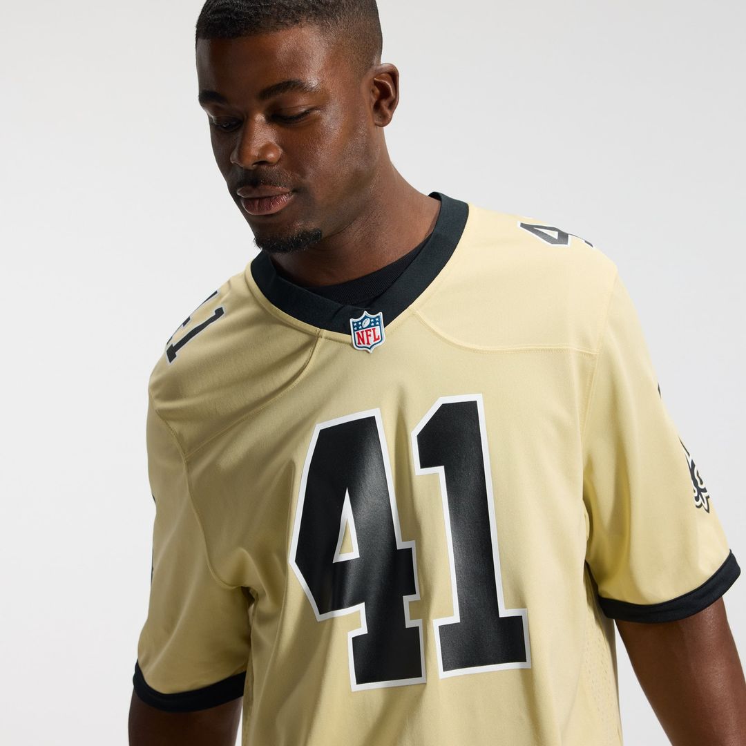 Alvin Kamara New Orleans Saints Gameday Golds Alternate Jersey - Gold