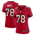 Tristan Wirfs Tampa Bay Buccaneers Women's Team Jersey - Red