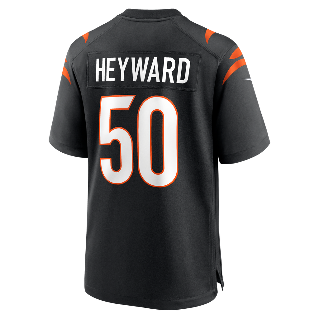 Shaka Heyward Cincinnati Bengals Team Jersey - Black