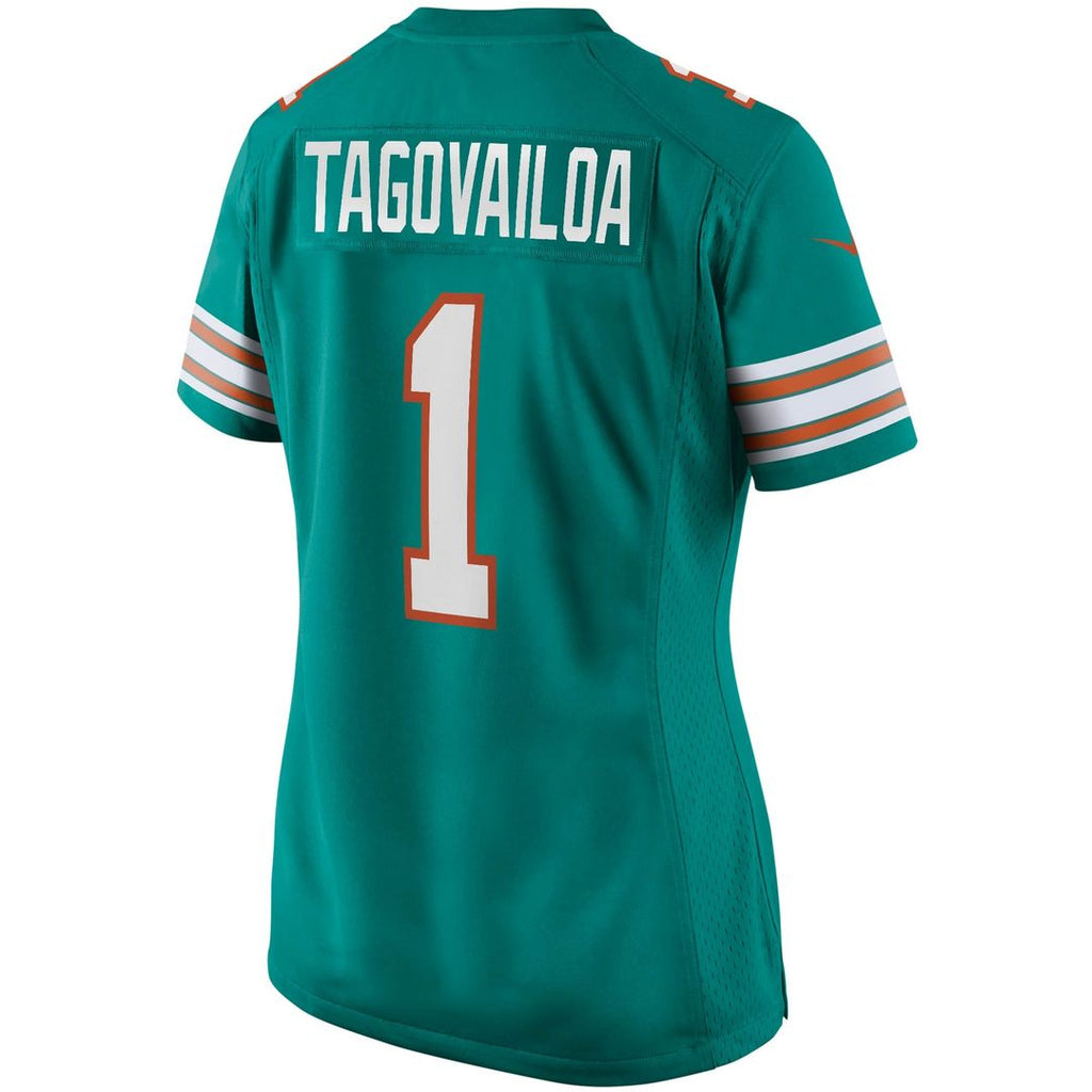 Tua Tagovailoa Miami Dolphins Women's Alternate Jersey - Aqua