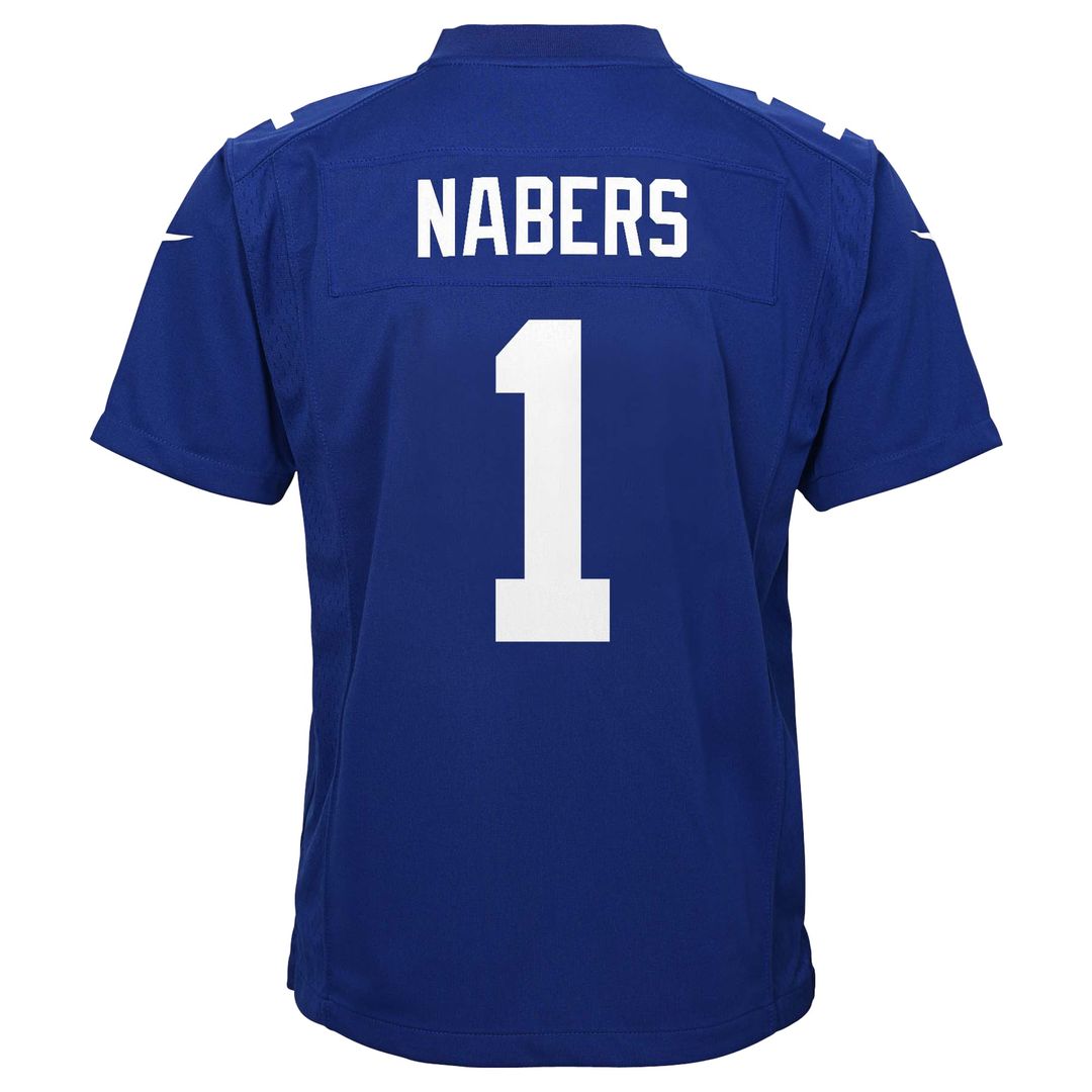Malik Nabers New York Giants Youth Jersey - Red