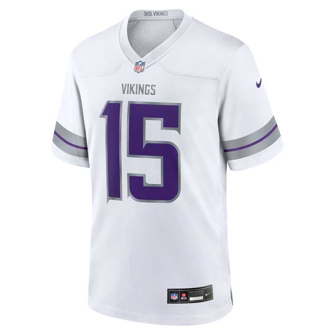 Dallas Turner Minnesota Vikings Alternate Jersey - White