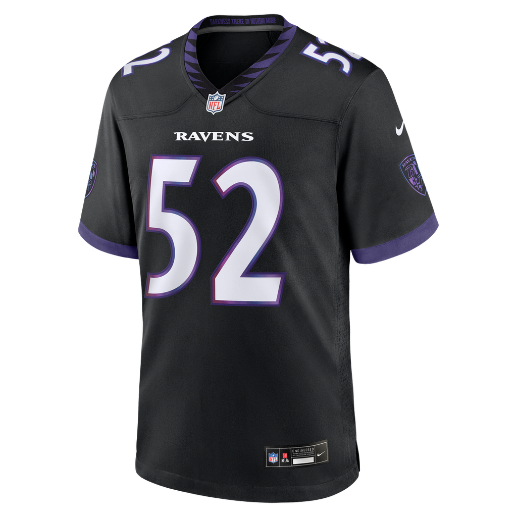 Ray Lewis Baltimore Ravens Alternate Retired Player Jersey - Black