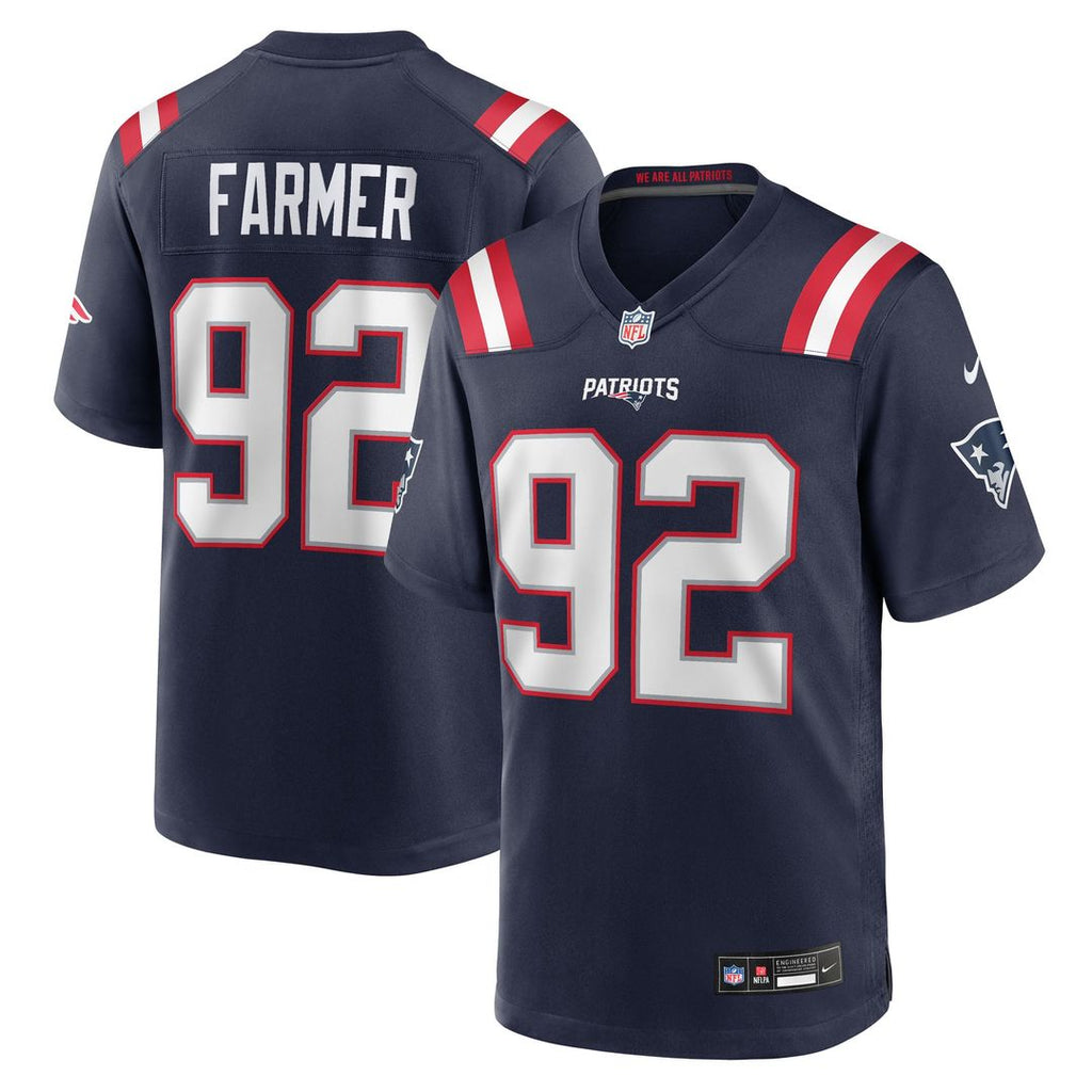 Joshua Farmer New England Patriots Team Jersey - Navy