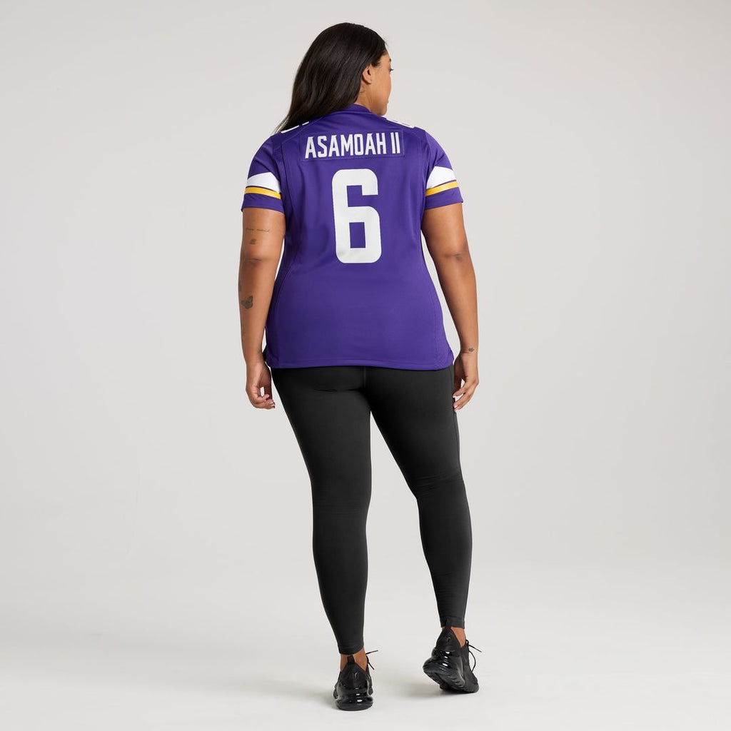 Brian Asamoah II Minnesota Vikings Women's Jersey - Purple