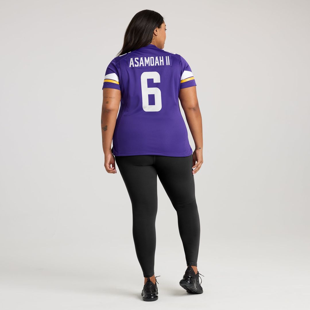 Brian Asamoah II Minnesota Vikings Women's Jersey - Purple