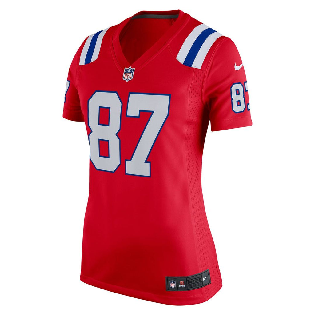 Rob Gronkowski New England Patriots Women's Alternate Retired Player Jersey - Red