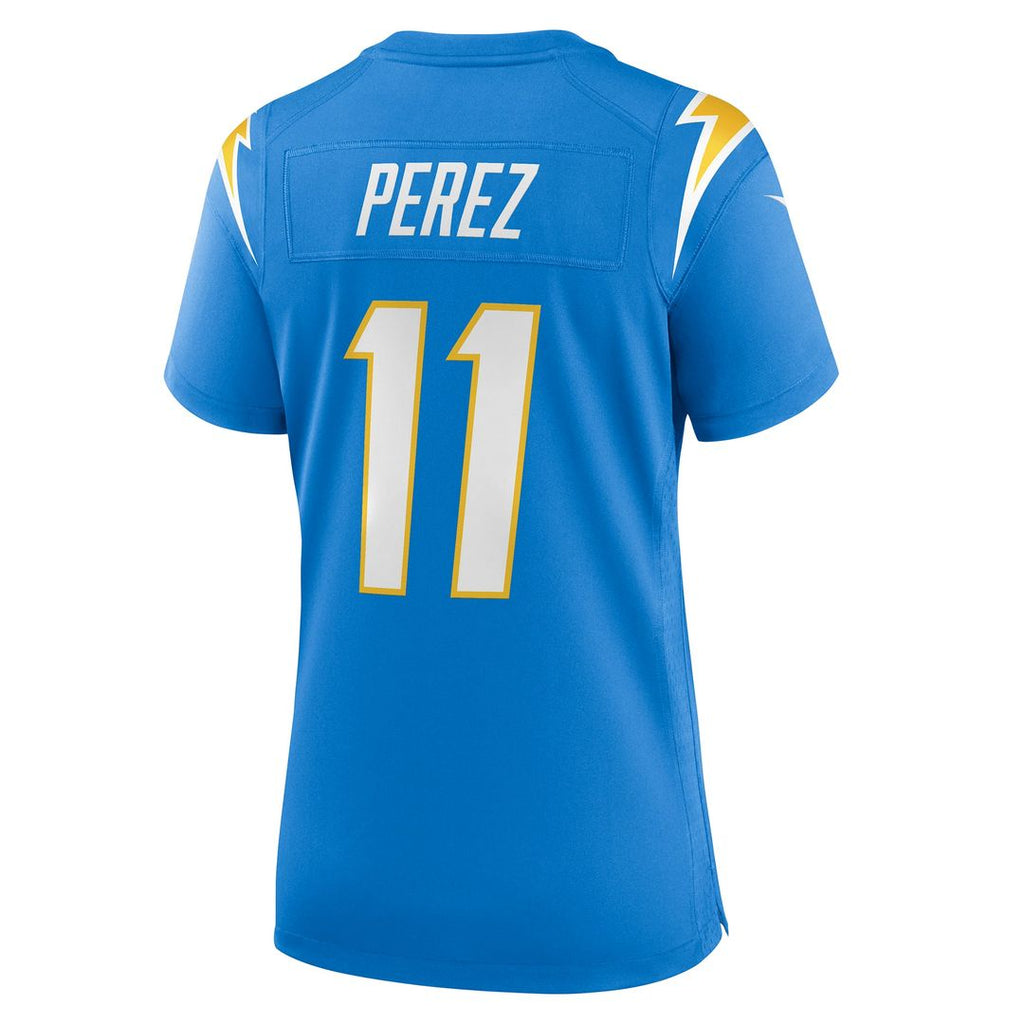 Luis Perez Los Angeles Chargers Women's Team Jersey - Powder Blue
