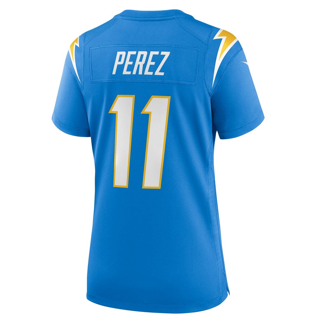Luis Perez Los Angeles Chargers Women's Team Jersey - Powder Blue