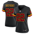 Jacory Croskey-Merritt Washington Commanders Women's Hail Raiser Alternate Jersey - Black