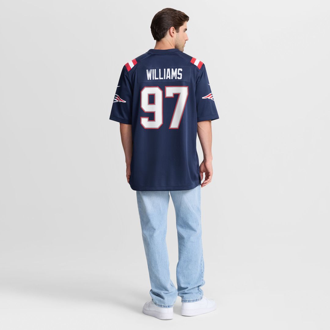 Milton Williams New England Patriots Team Jersey - Navy