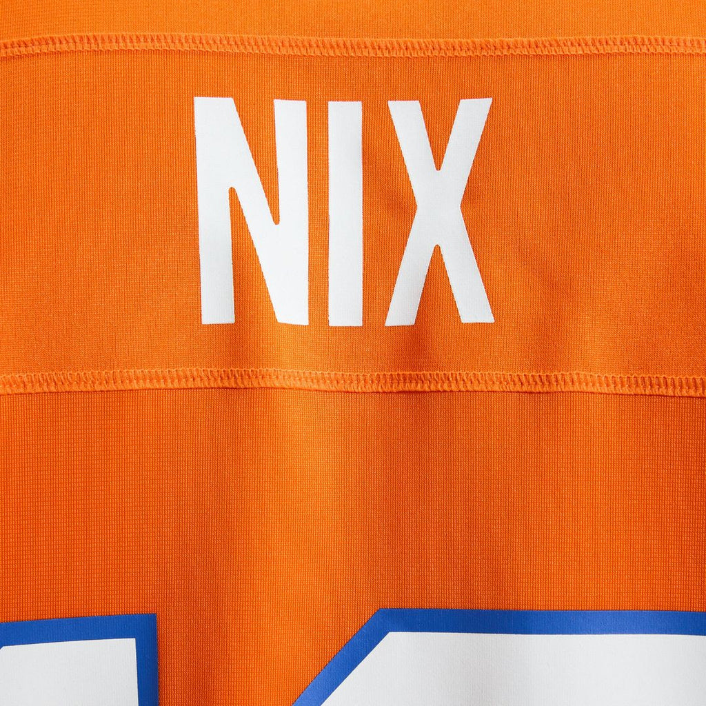 Bo Nix Denver Broncos Mile High Collection 1977 Throwback Player Jersey - Orange