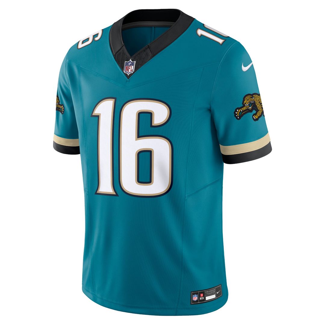 Trevor Lawrence Jacksonville Jaguars Prowler Throwback Jersey - Teal