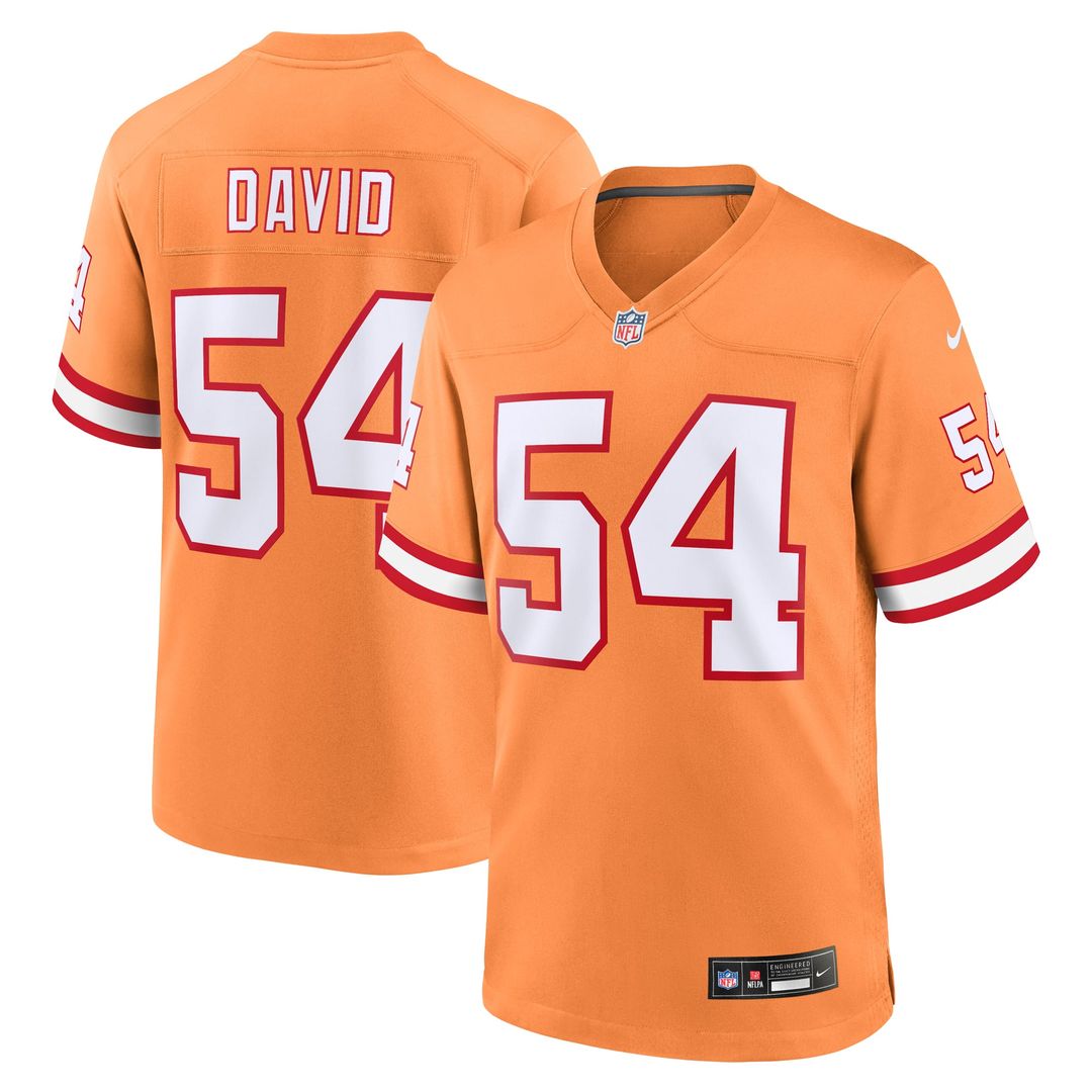 Lavonte David Tampa Bay Buccaneers Throwback Jersey - Orange