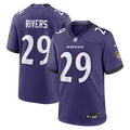 Chandler Rivers Baltimore Ravens Team Jersey - Purple
