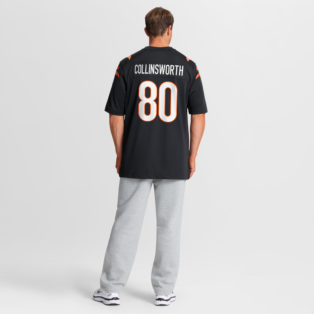 Cris Collinsworth Cincinnati Bengals Team Retired Player Jersey - Black