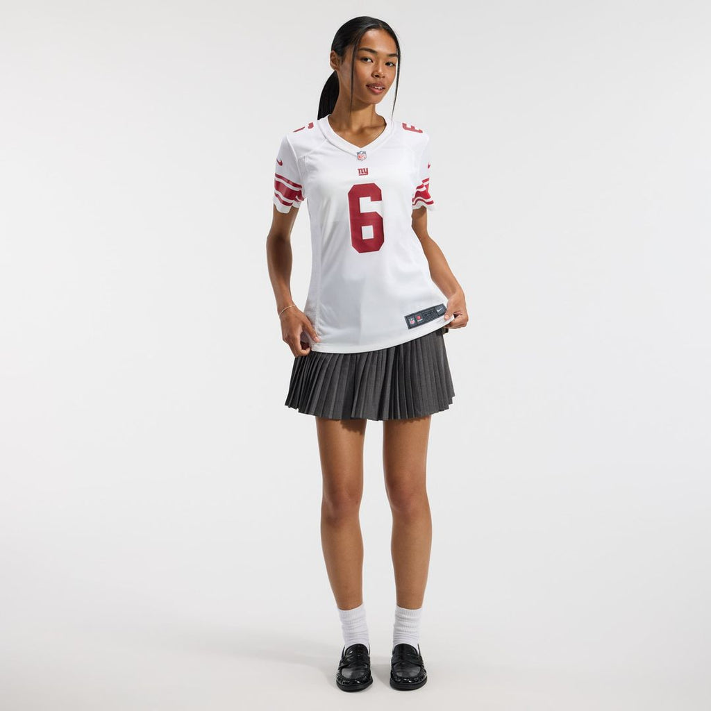 Jaxson Dart New York Giants Women's Jersey - White