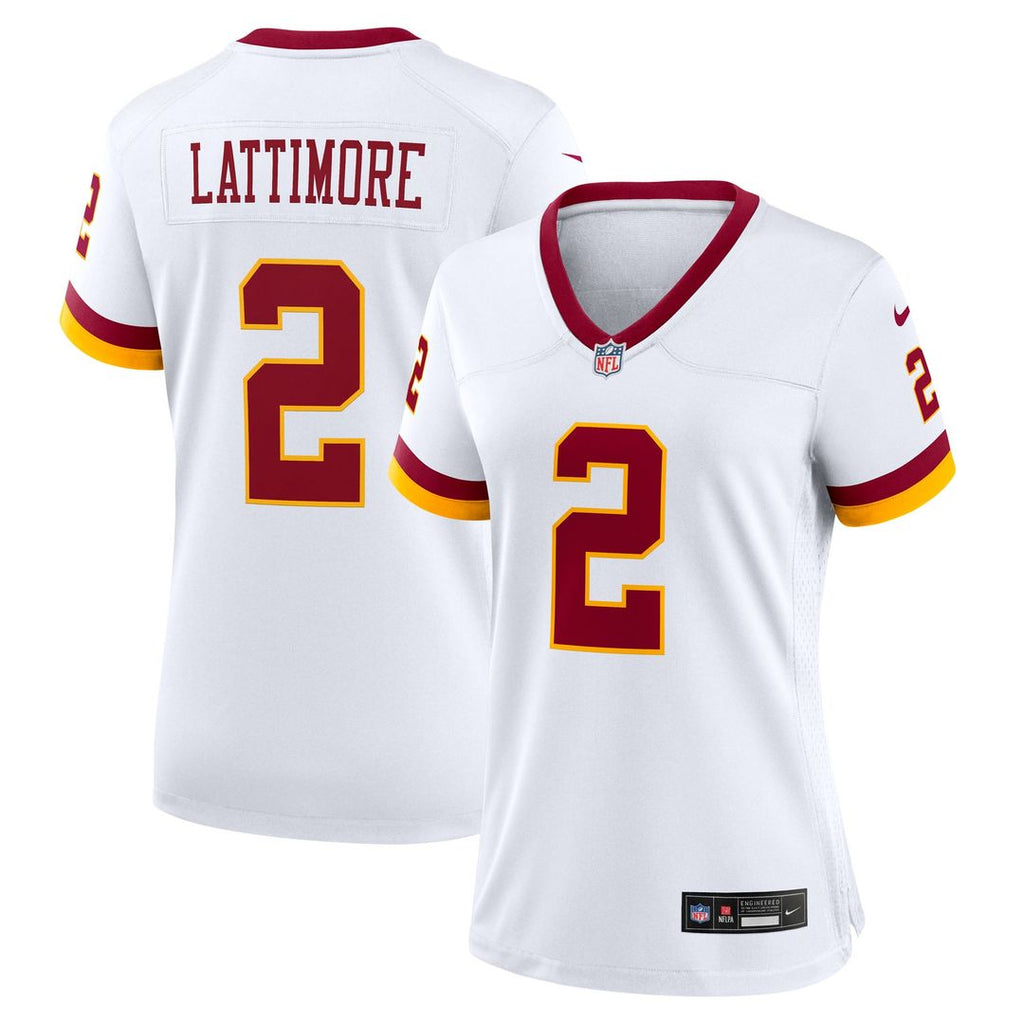 Marshon Lattimore Washington Commanders Women's Game Championship Era Jersey - White