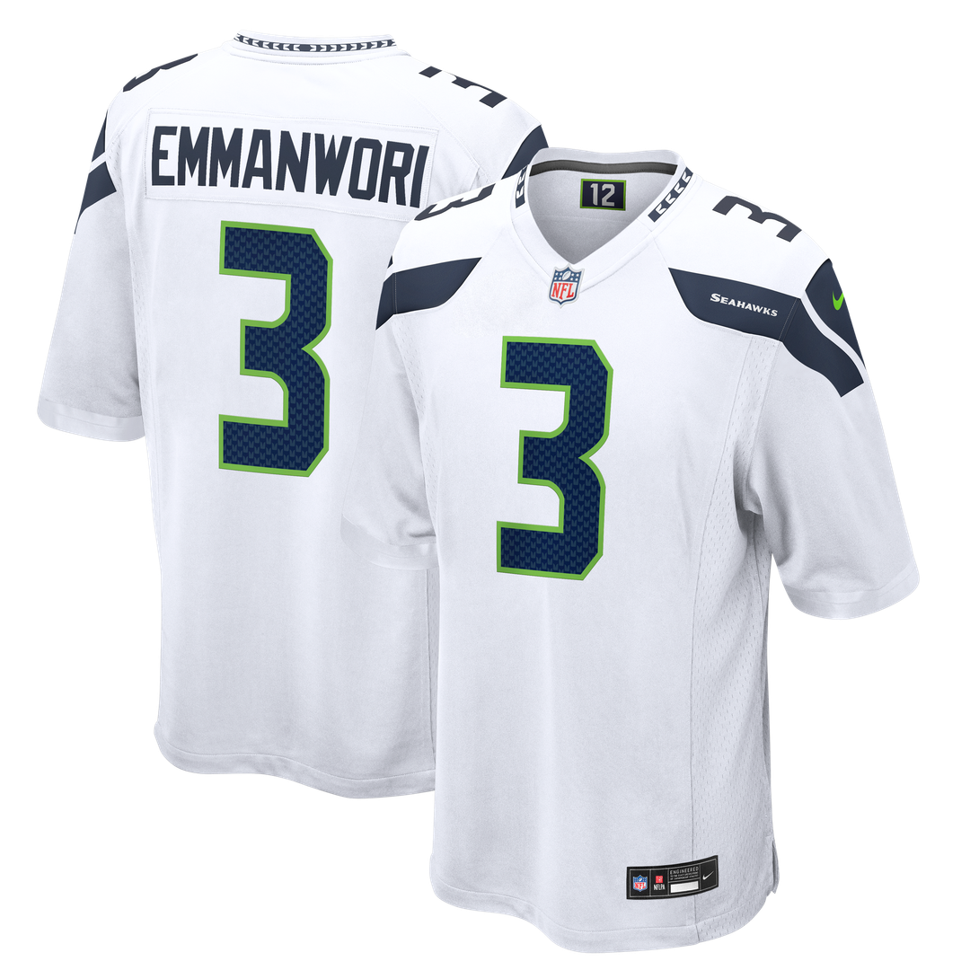 Nick Emmanwori Seattle Seahawks Jersey - White