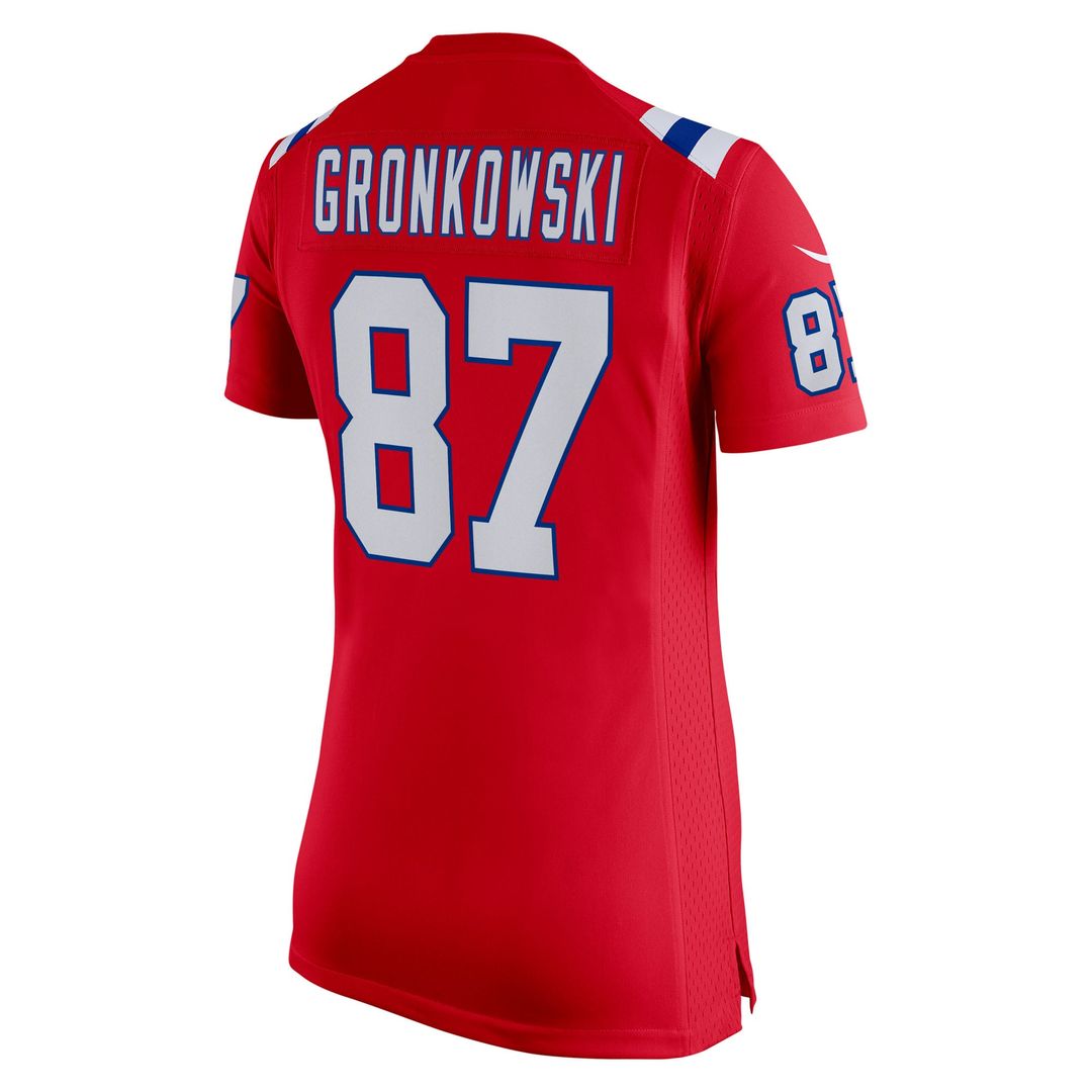 Rob Gronkowski New England Patriots Women's Alternate Retired Player Jersey - Red