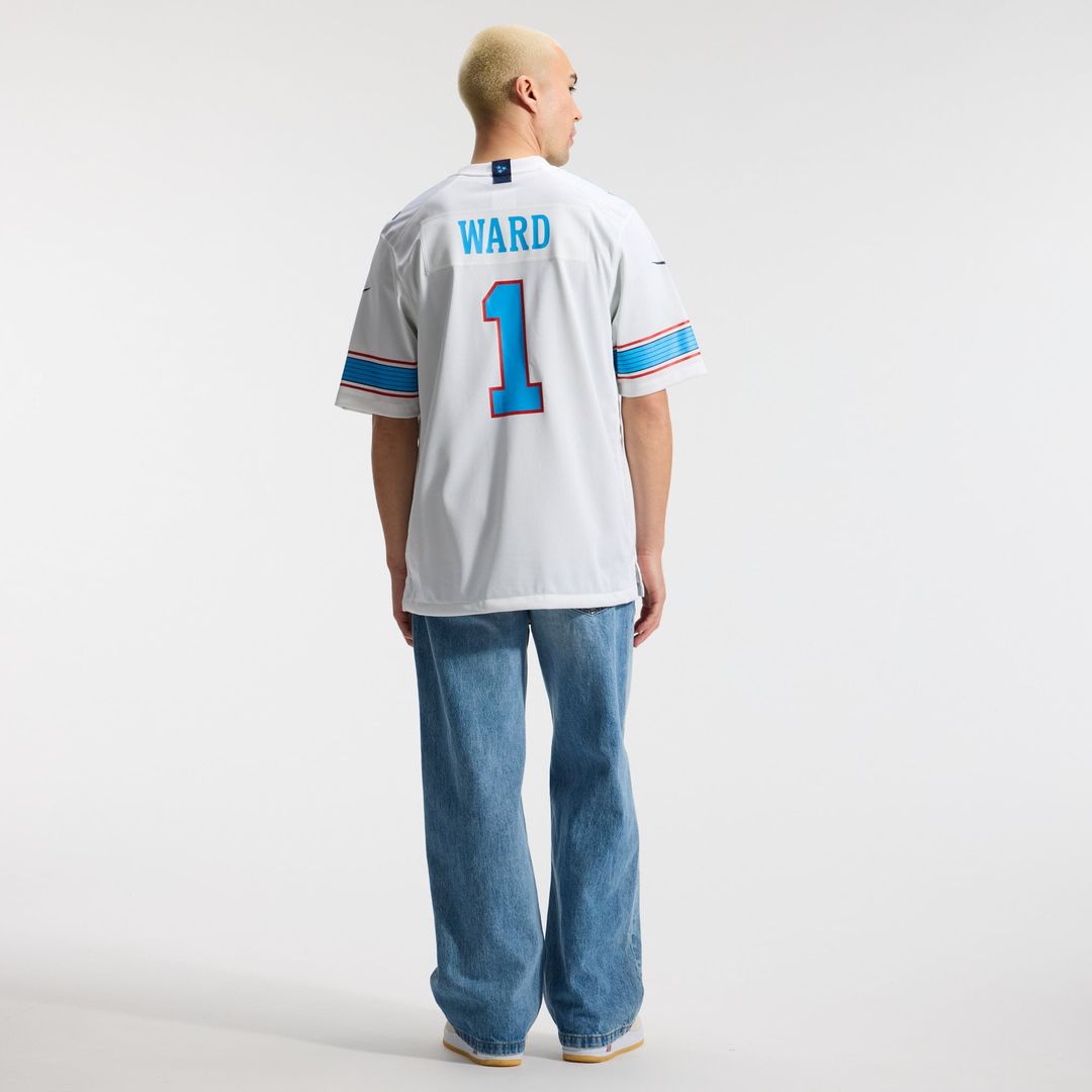 Cameron Ward Tennessee Titans Jersey - Light Blue