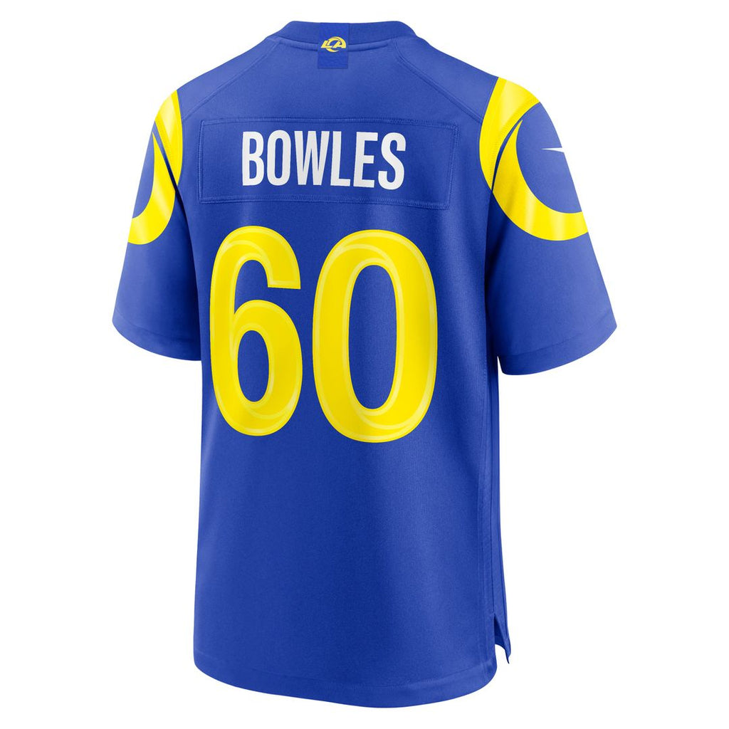 Wyatt Bowles Los Angeles Rams Team Jersey - Royal