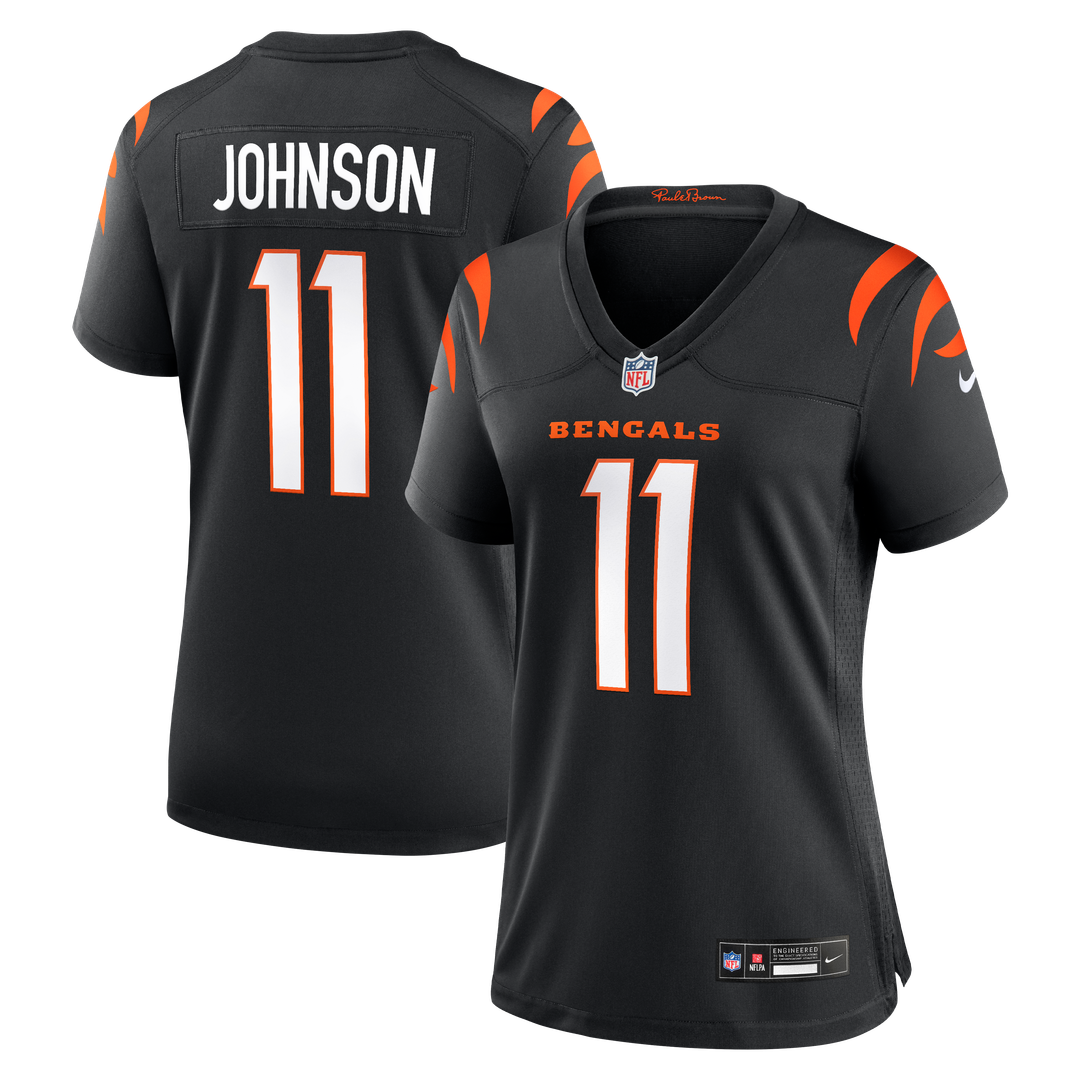 Josh Johnson Cincinnati Bengals Women's Team Jersey - Black