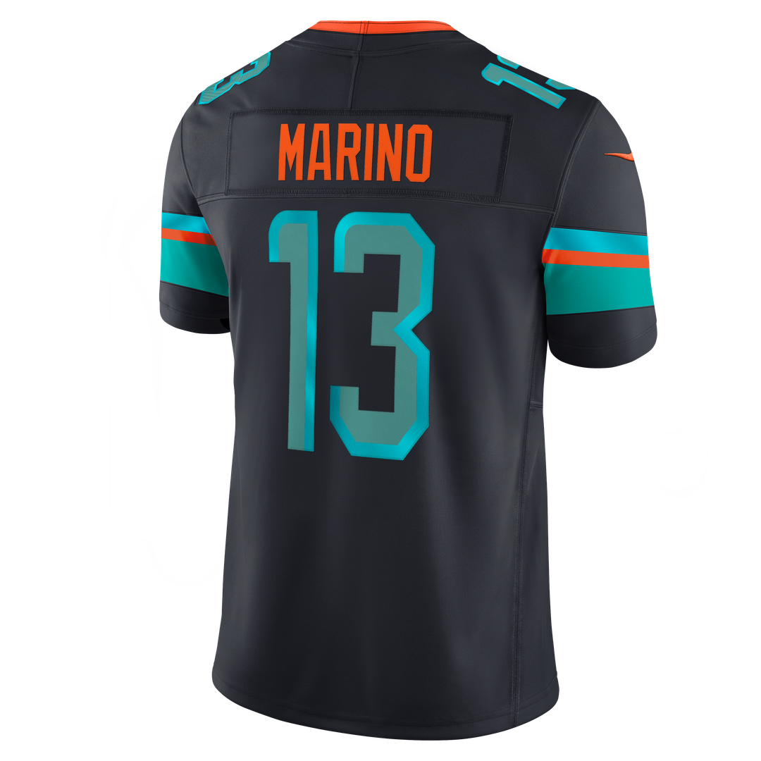 Dan Marino Miami Dolphins Rivalries Collection Stitched Jersey - Navy