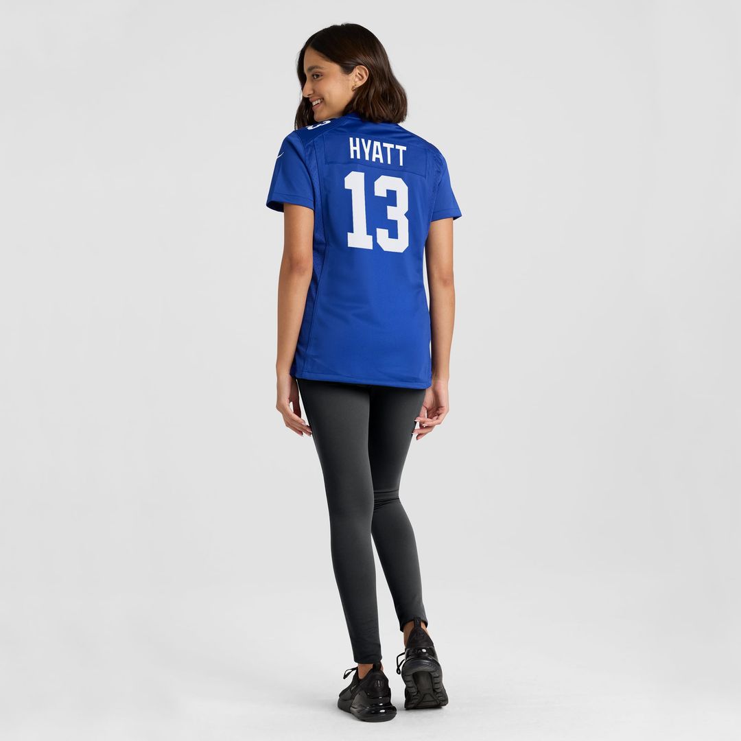 Jalin Hyatt New York Giants Women's Team Jersey - Royal