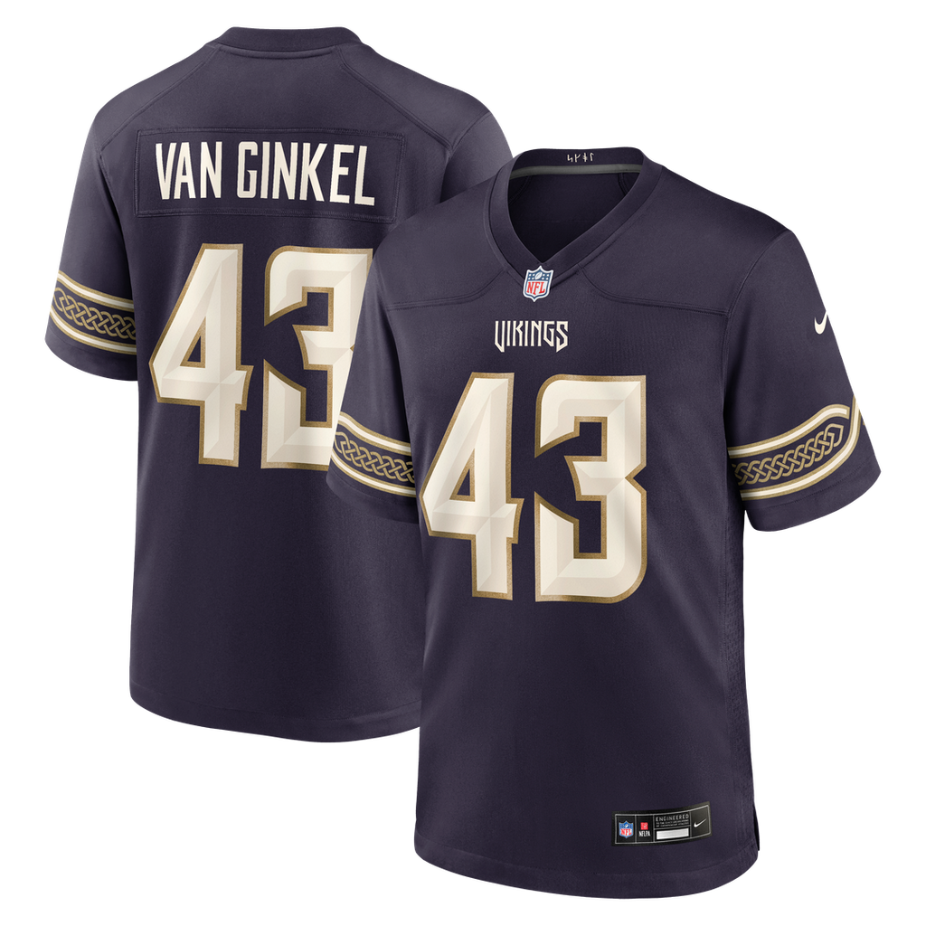 Andrew Van Ginkel Minnesota Vikings 2026 Rivalries Collection Jersey - Purple