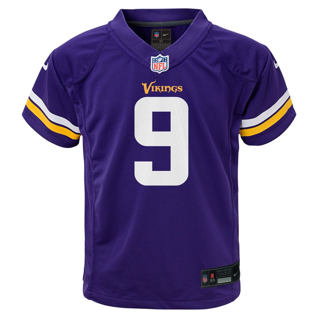 J.J. McCarthy Minnesota Vikings Preschool Player Jersey - Purple