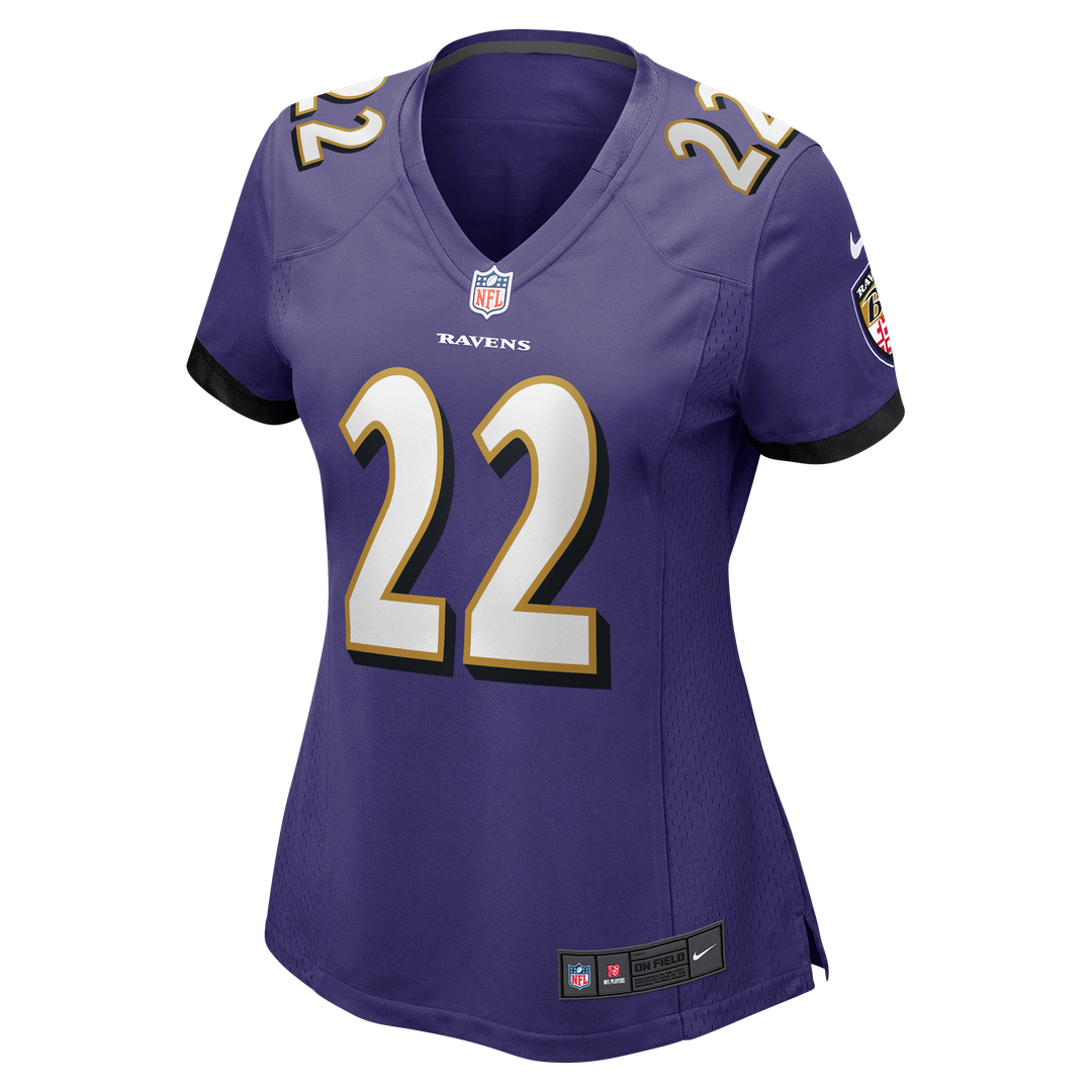 Derrick Henry Baltimore Ravens Women's Jersey - Purple
