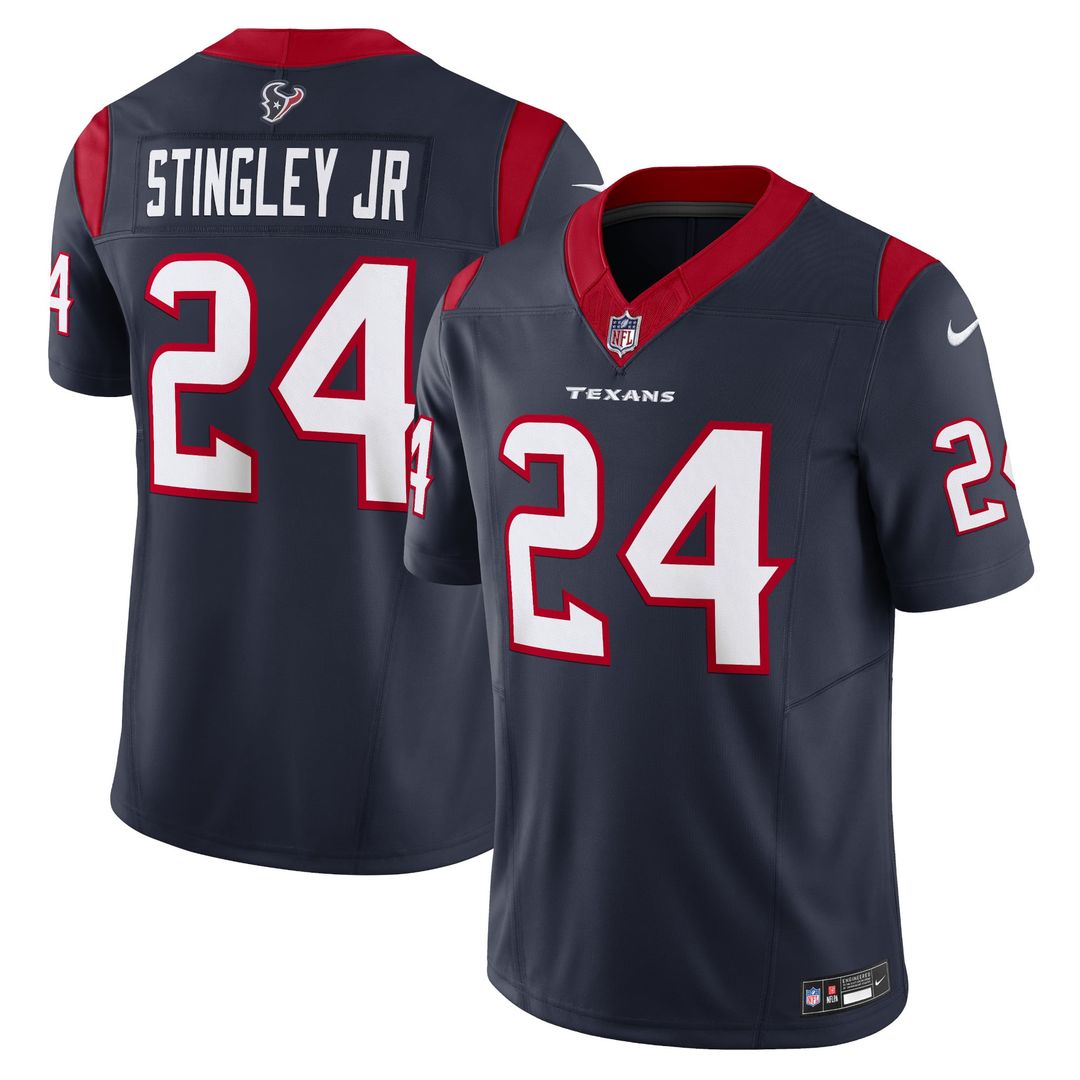Derek Stingley Jr. Houston Texans Jersey - Navy