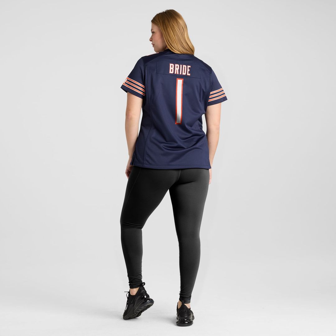 Number 1 Bride Chicago Bears Women's Jersey - Navy